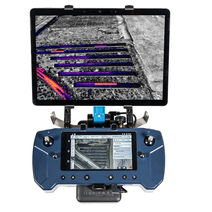 Tablet Mount for Herelink Blue with Case by Vision Aerial + Herelink Blue v1.1 Combo