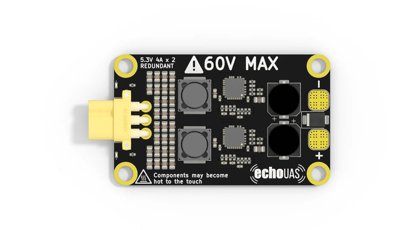 EchoUAS Power Management Board 60V 2CH 2x 5.3V