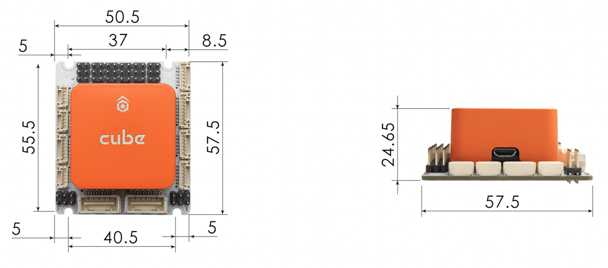Airbot Mini Carrier Board + Mini PDB Combo for Drones