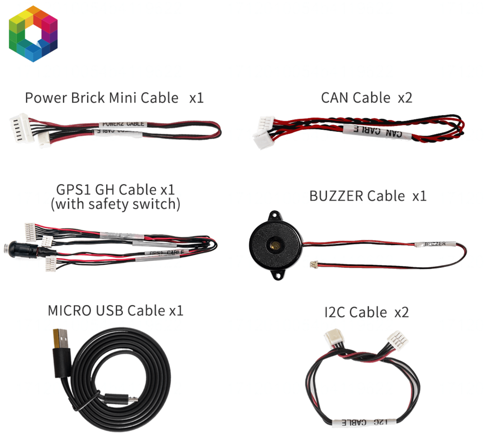 Cable Set for Mini Carrier Board v2.1 | NW Blue