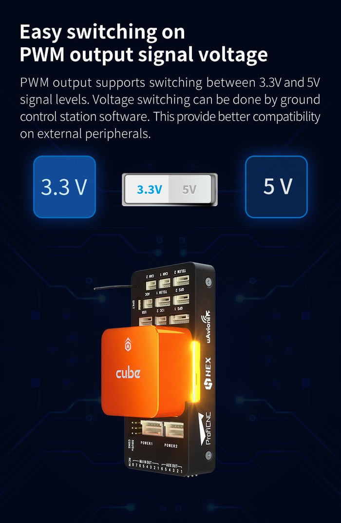 Cube Orange FD Standard Set | ADS-B Carrier Autopilot