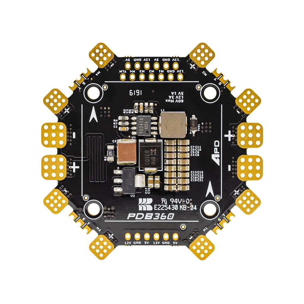 Open Apd File APD PDB360 Power Distribution Board | 8S UAV PDB | NW Blue