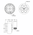 Unusual Machines UM2207 1860KV Motor - NW Blue