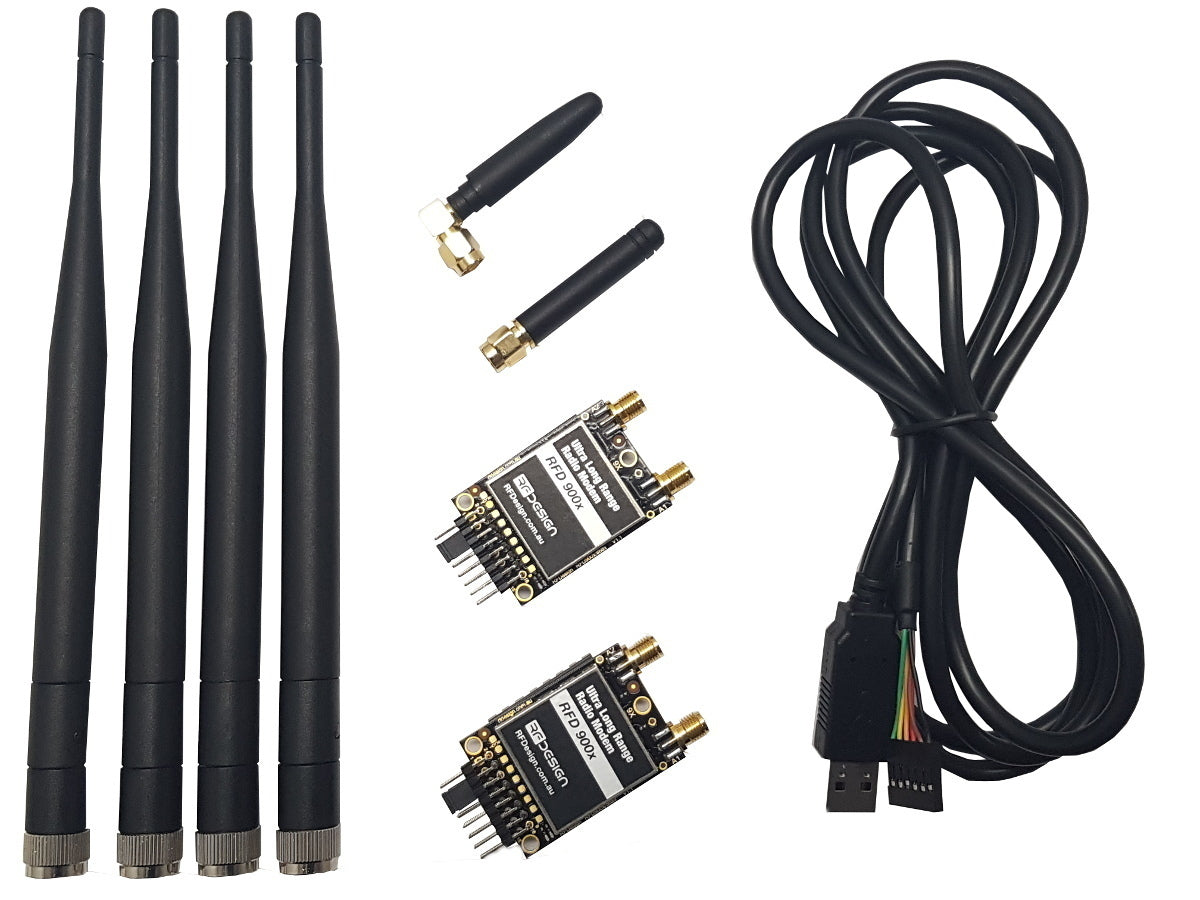 RFDesign - RFD 900x Telemetry Bundle - MODEM-RFD900x-US / MODEM-RFD900x ...