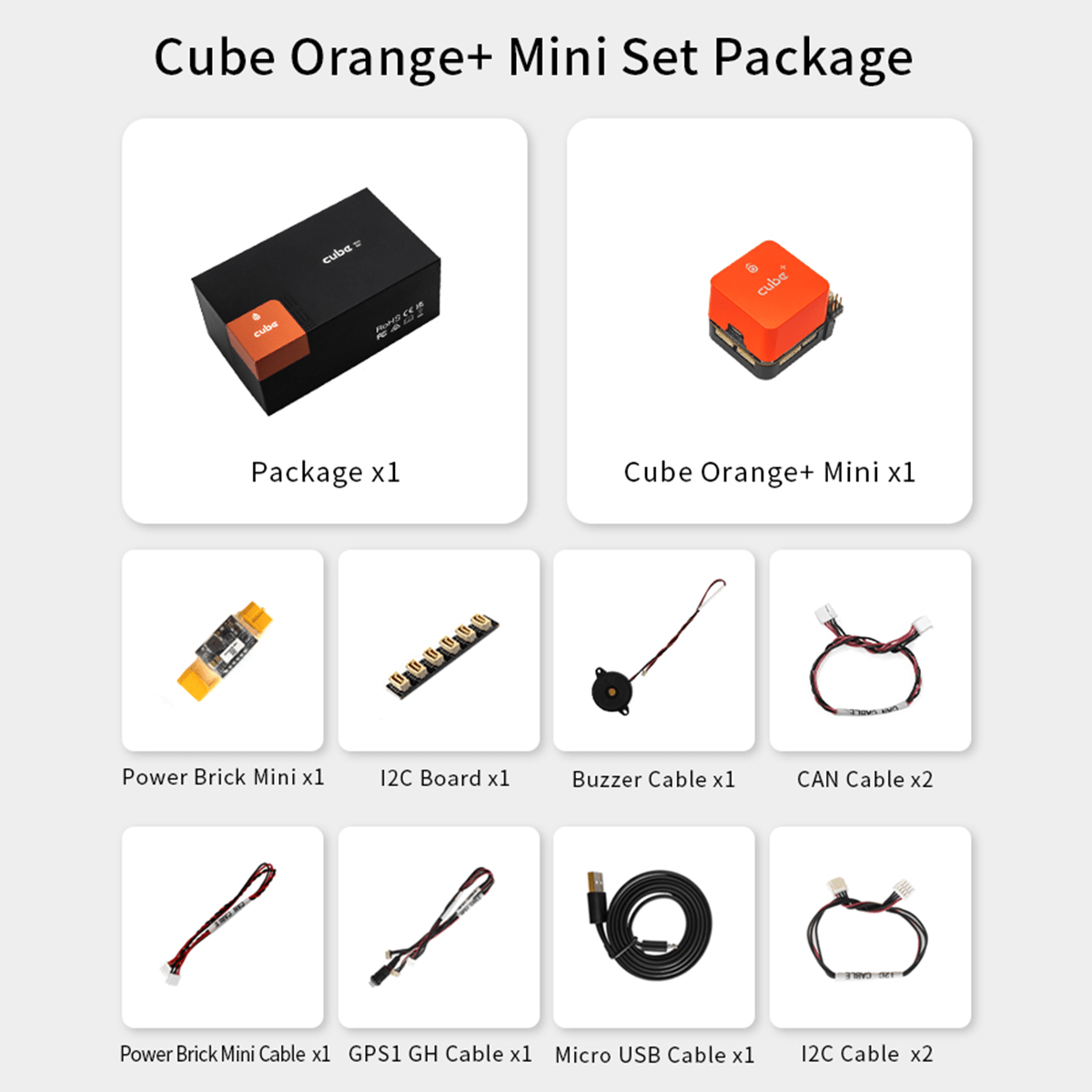 Cube Orange+ Mini Set – High-Performance Autopilot System